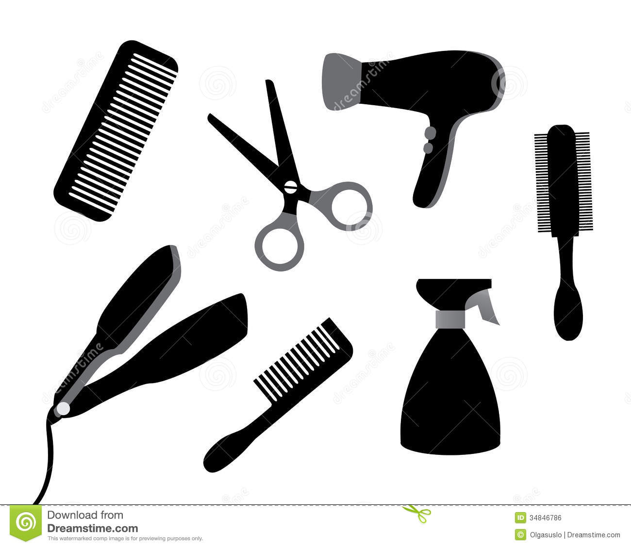 Devices For Hair Care Royalty Free Stock Image   Image  34846786