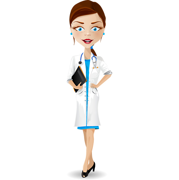 Female Doctor Vector Character   Vector Characters