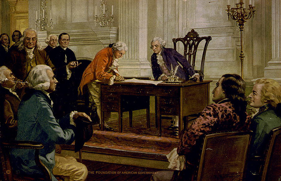 George Washington Presides Over Signing Of U S  Constitution