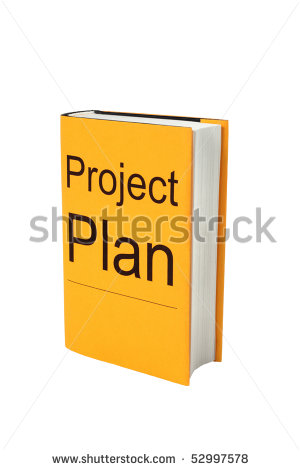 Project Planning Clipart Book With Words Project Plan
