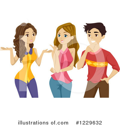 Royalty Free  Rf  Teenagers Clipart Illustration By Bnp Design Studio