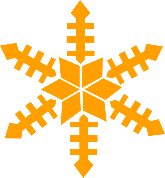 Snowflake Clip Art At Clker Com   Vector Clip Art Online Royalty Free