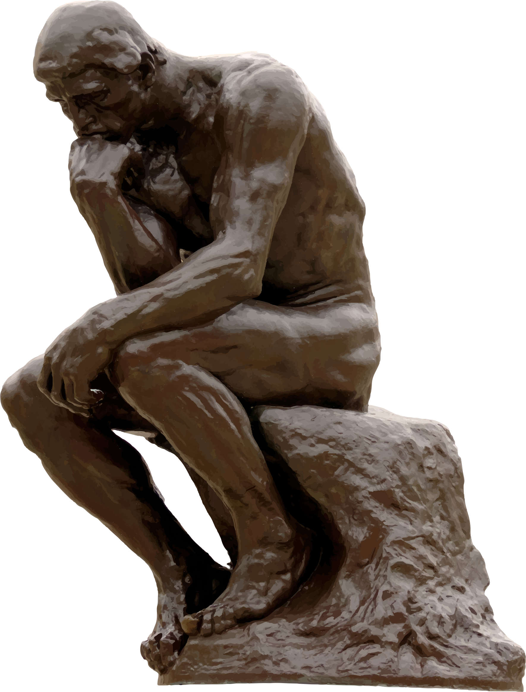 The Thinker Auguste Rodin Png