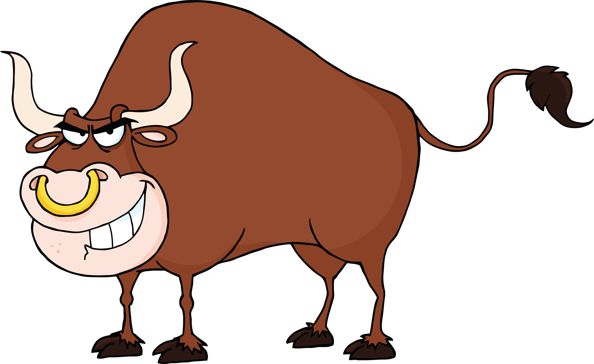 10 Cartoon Bull Free Cliparts That You Can Download To You Computer