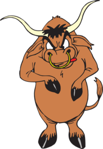 Angry Standing Bull Clip Art At Clker Com   Vector Clip Art Online