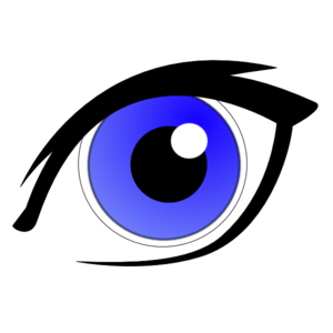 Blue Eye With Eyeliner Clip Art At Clker Com   Vector Clip Art Online