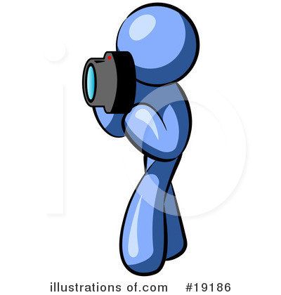Blue Man Clipart  19186 By Leo Blanchette   Royalty Free  Rf  Stock    