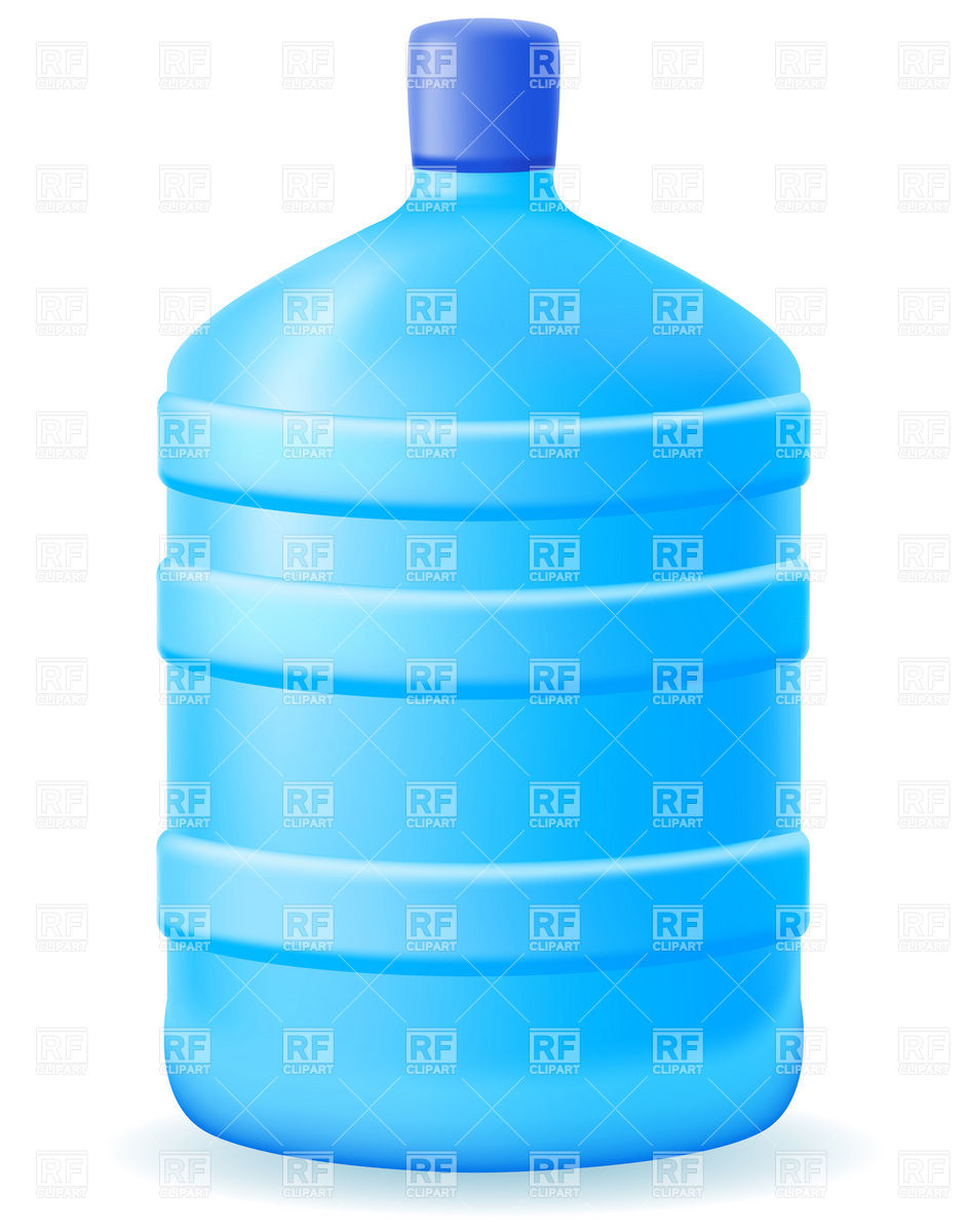Blue Office Plastic Bottle Download Royalty Free Vector Clipart  Eps