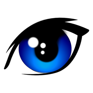 Blue Vector Eye Clip Art At Clker Com   Vector Clip Art Online    