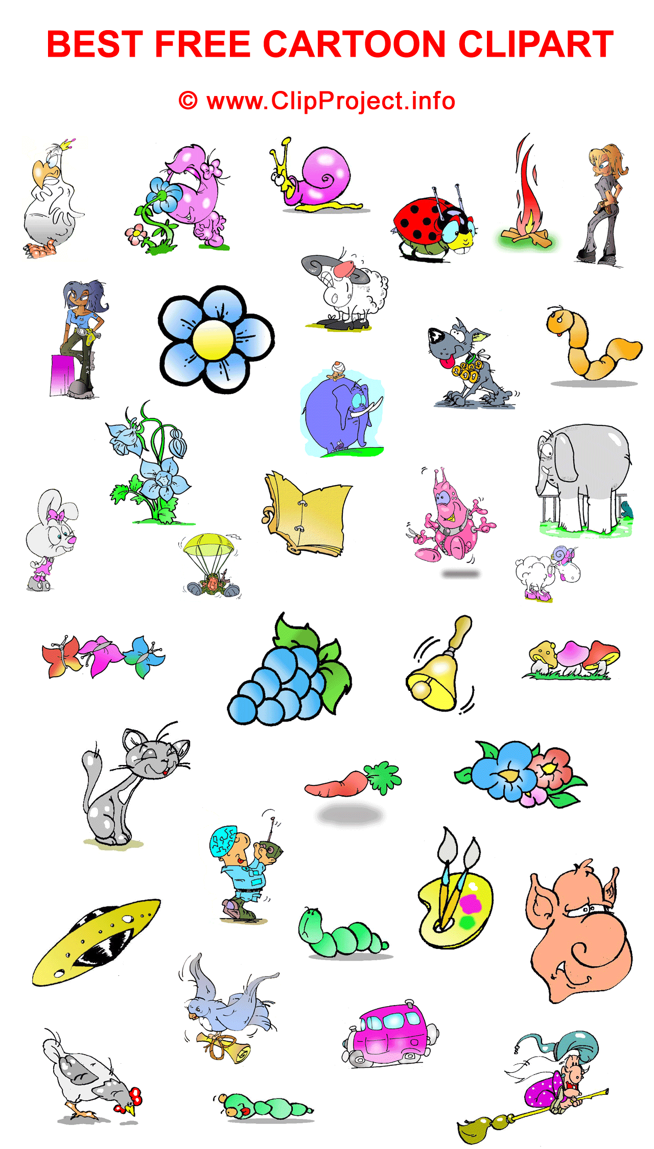 Cartoon Clipart Free The Best Collection Of Cartoon Clipart Download