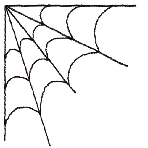 Corner Spider Web Clipart
