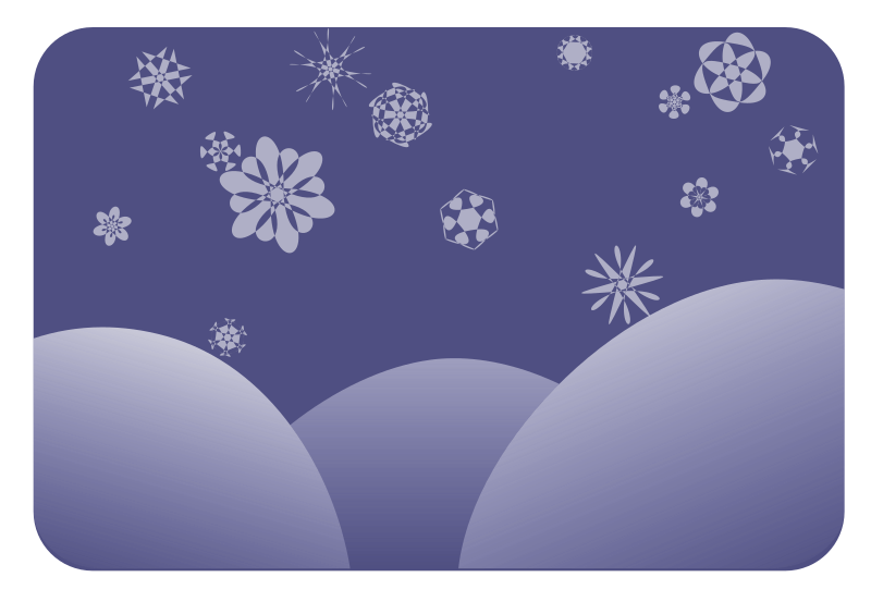 Dark Blue Snowflakes By Gem   Corrected Version Of Soft Blue    