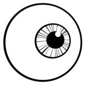 Eye Ball Clip Art Eps Images  1027 Eye Ball Clipart Vector