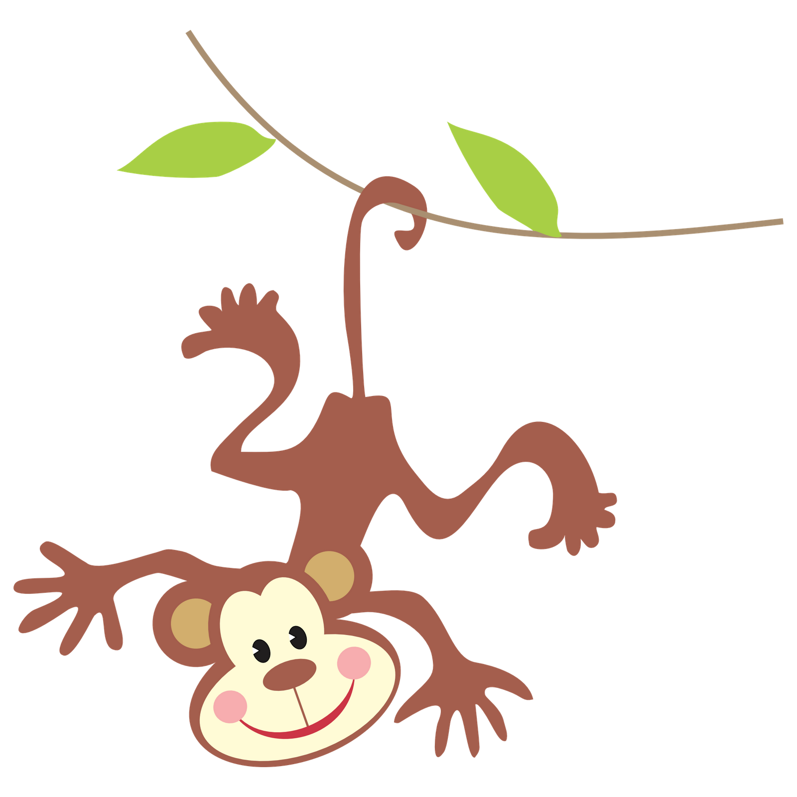 Hanging Monkey Clipart   Clipart Panda   Free Clipart Images
