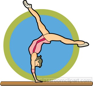 Lictechknare  Gymnast Clipart