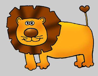 Lion Cartoon Animal Clipart   Free Microsoft Clipart