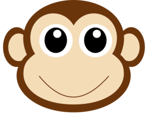 Monkey 1 Clip Art At Clker Com   Vector Clip Art Online Royalty Free