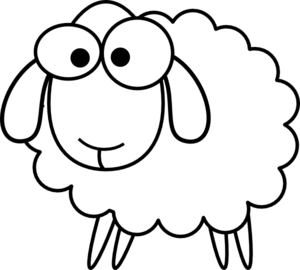 Outline Sheep Clip Art At Clker Com   Vector Clip Art Online Royalty