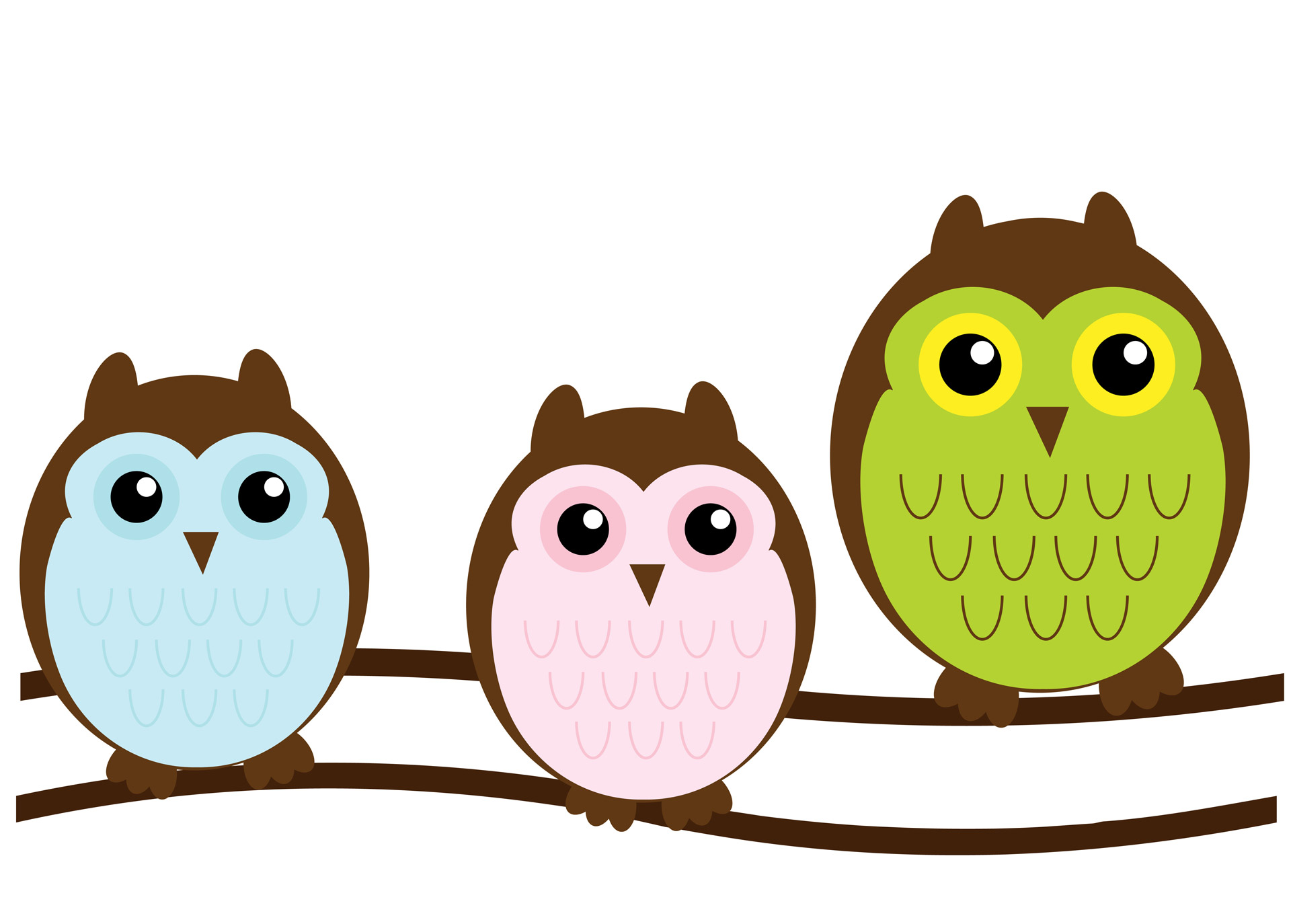 Owl Family Cute Clipart Free Stock Photo Hd   Public Domain Pictures