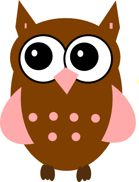 Pink Owl Clip Art At Clker Com   Vector Clip Art Online Royalty Free