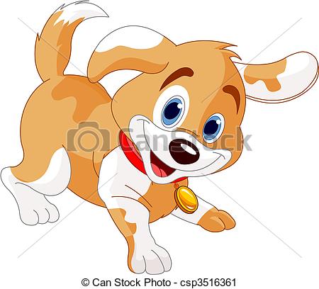 Puppy   Very Cute Playful Small Puppy Csp3516361   Search Clipart    