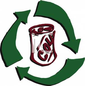 Recycle Aluminum Cans   Royalty Free Clipart Picture