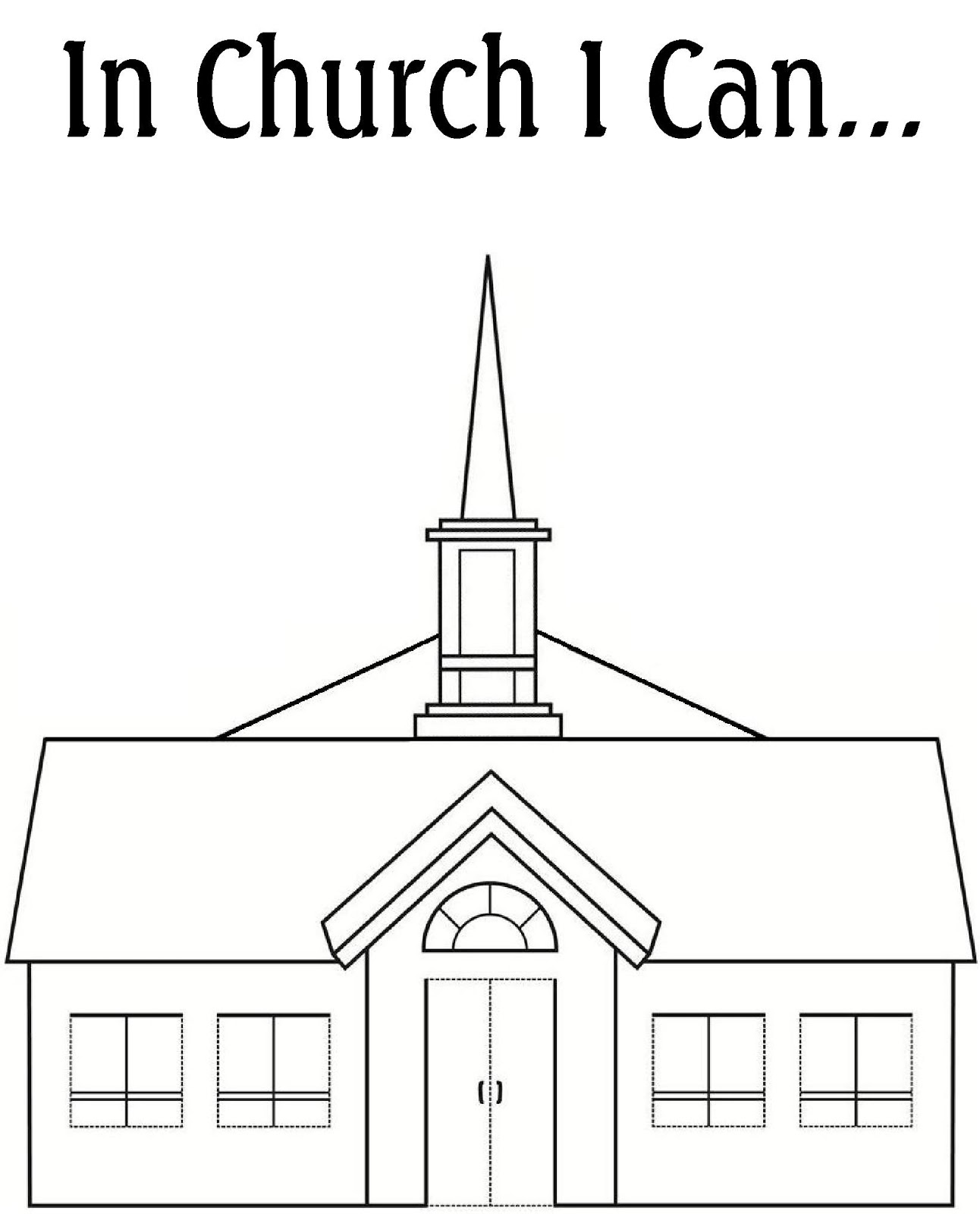 Robbygurl S Creations  My Church Coloring Book