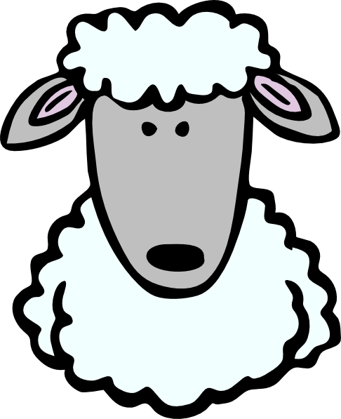 Sheep Head Clip Art At Clker Com   Vector Clip Art Online Royalty