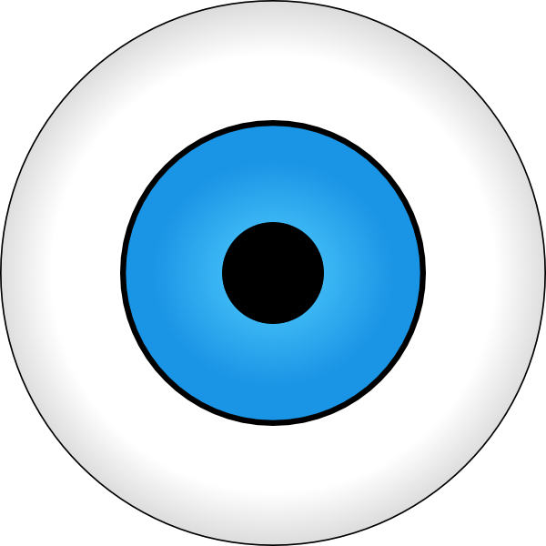 Tonlima Olho Azul Blue Eye Clip Art At Clker Com   Vector Clip Art