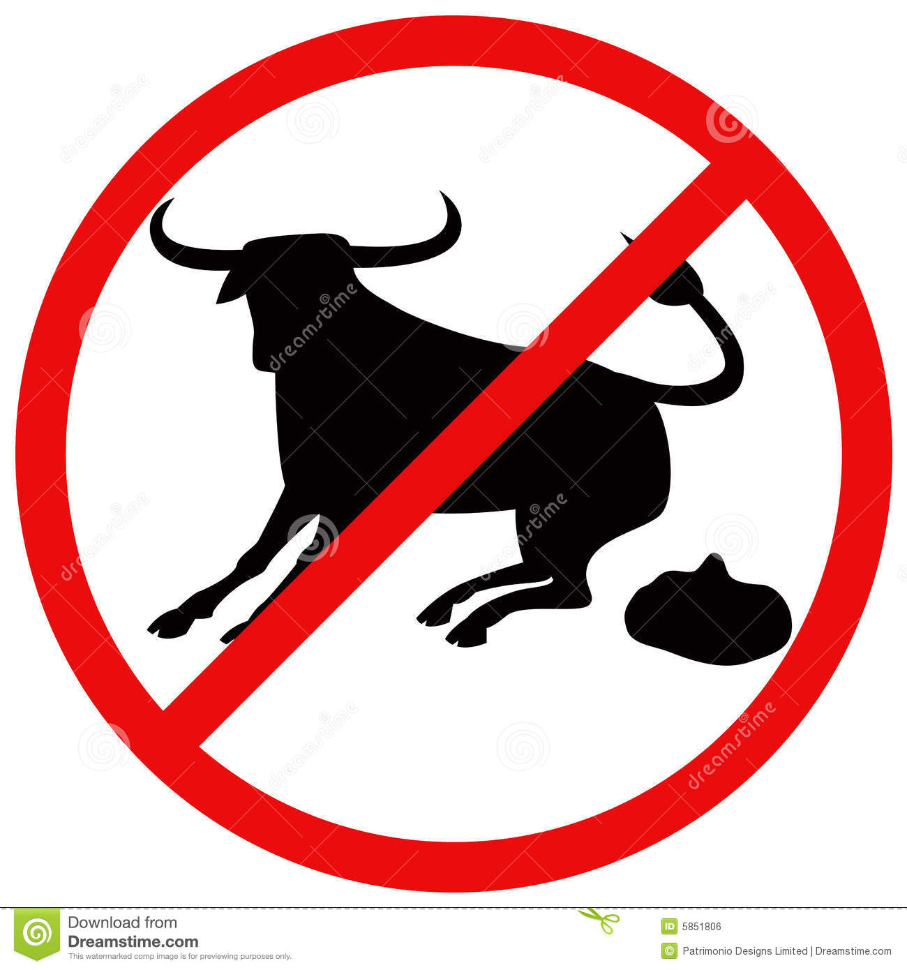 Vector Art Of A No Bull Crap Signage Mr Pr 4 3389 16 Clipart