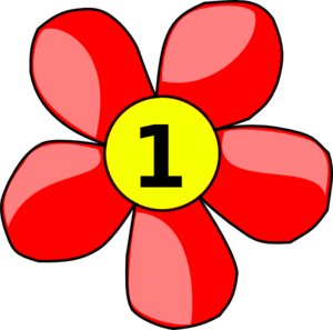 Counting Flower Clip Art At Clker Com   Vector Clip Art Online