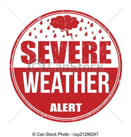 Eps Vector Of Severe Weather Alert Stamp   Severe Weather Alert Grunge