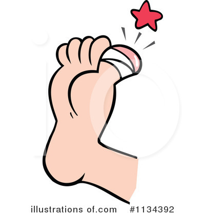 Foot Clipart  1134392   Illustration By Johnny Sajem