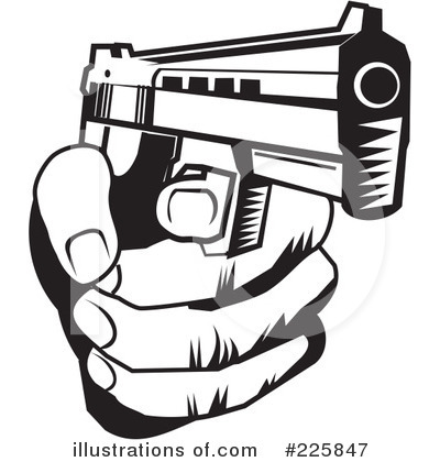 Gun Clipart  225847   Illustration By David Rey