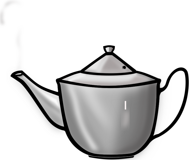 Metal Tea Pot By Printerkiller   My Second Exercise In The Vector    