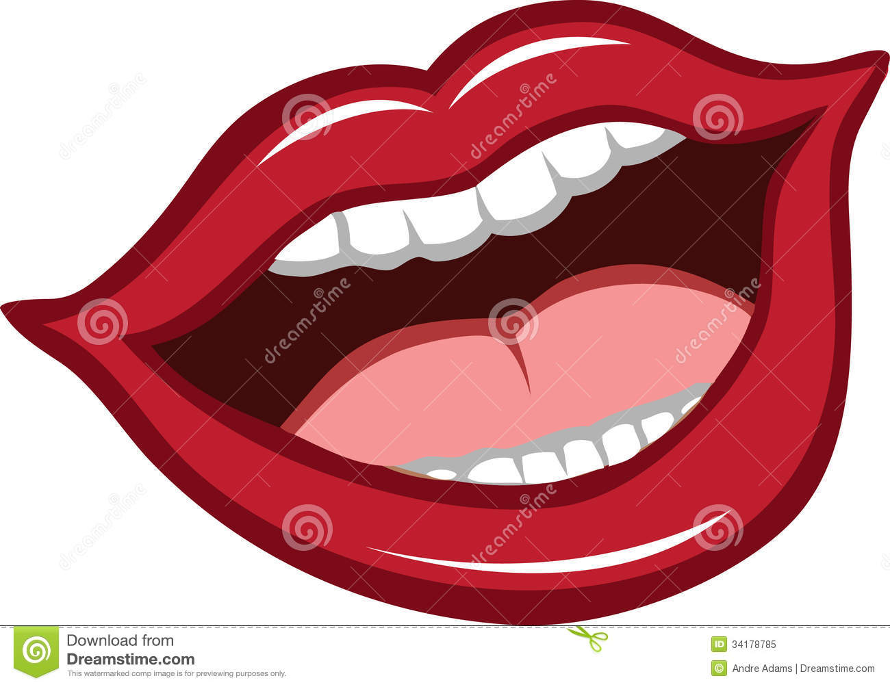 Mouth Red Lips Royalty Free Stock Photo   Image  34178785
