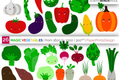 Picking Vegetables Clipart