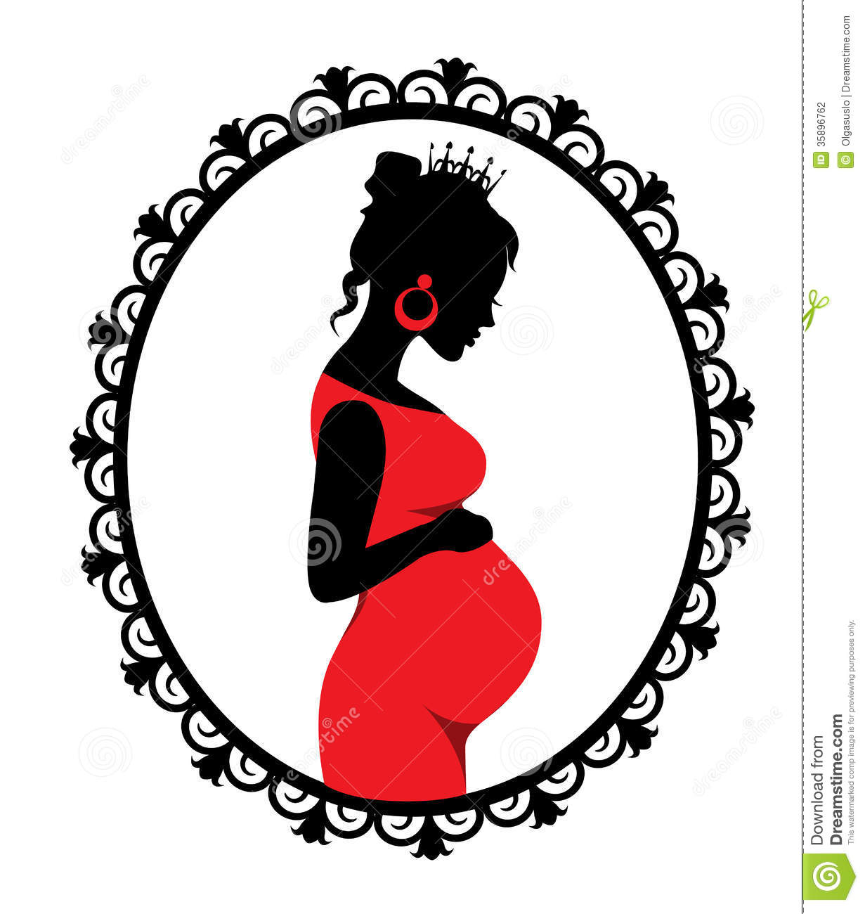 Pregnant Silhouette Clip Art Silhouette Of A Pregnant Woman