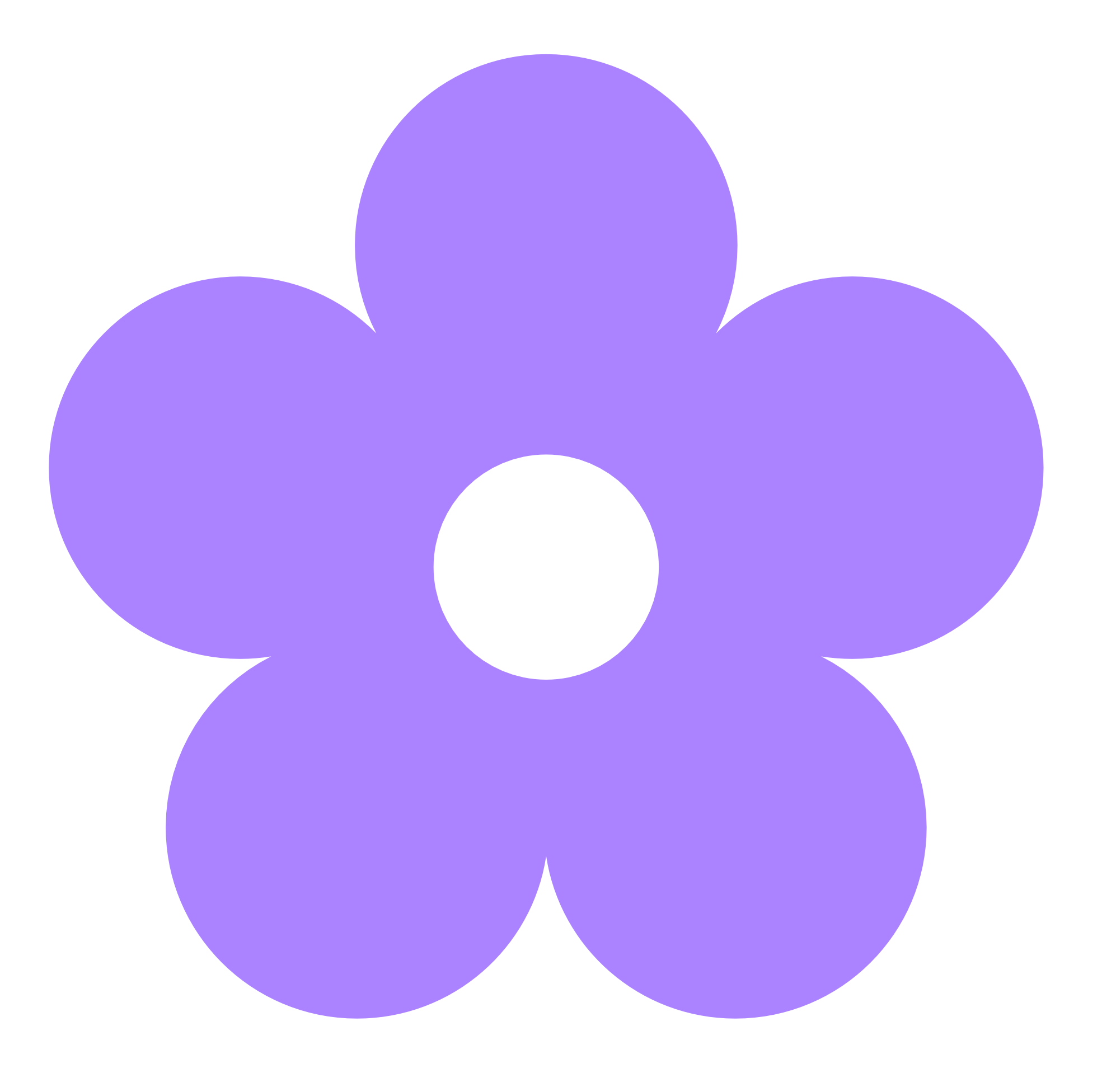 Purple Flowers Clipart