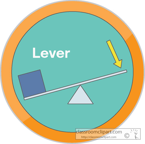 Science   Lever Simple Machine 2   Classroom Clipart