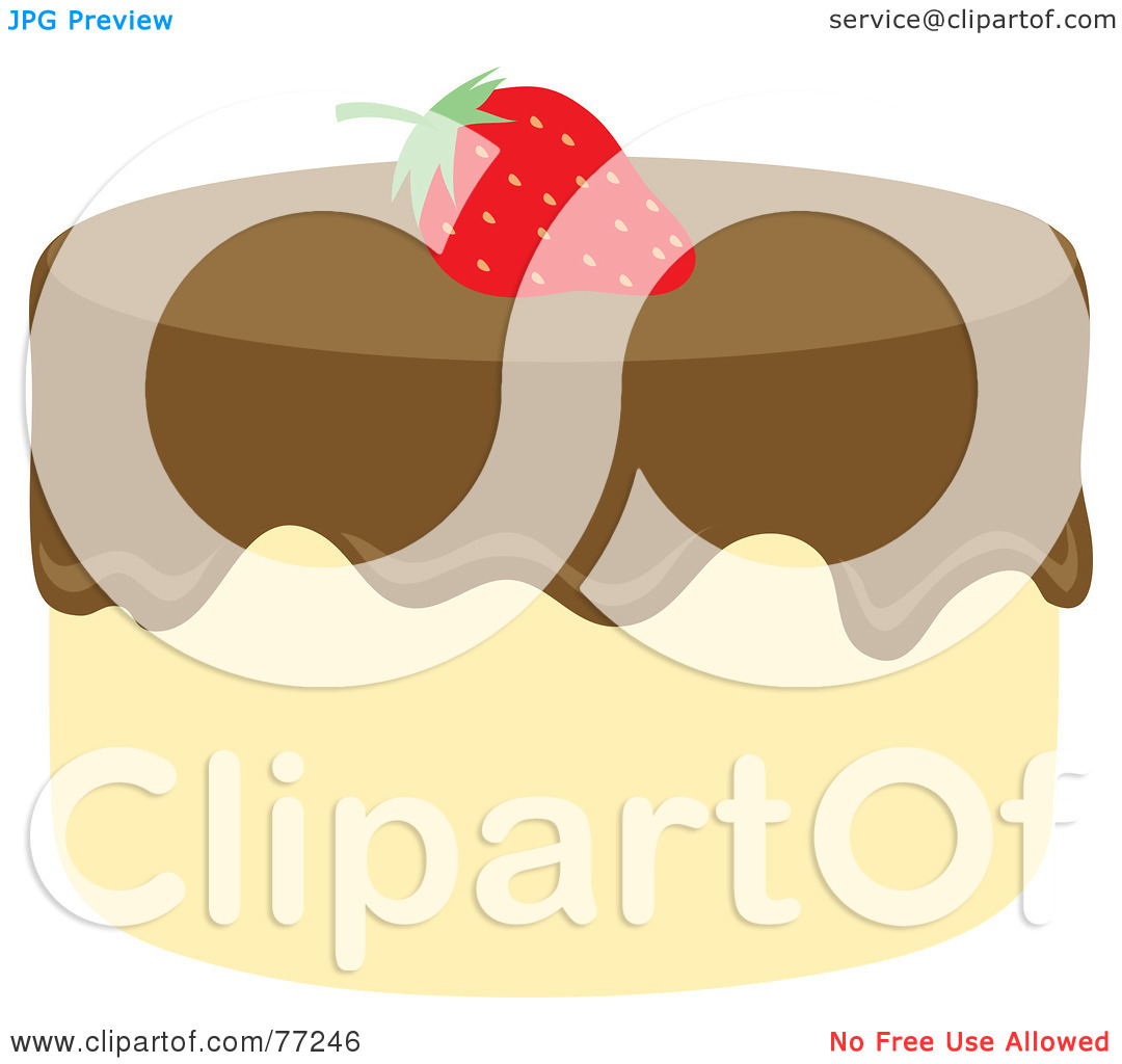 Vanilla Cake Clipart A Round Vanilla Cake With