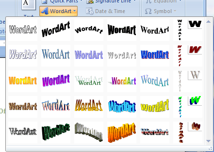 Wordart Smartart Clip Art   Microsoft Office Word 2007 Tutorial