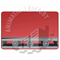 Boxes Moving On Conveyor Belt Animated Clipart