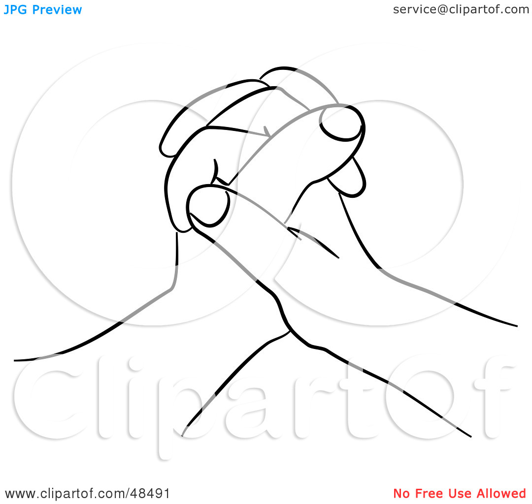Clasped Hands Clipart Royalty Free Rf Clipart