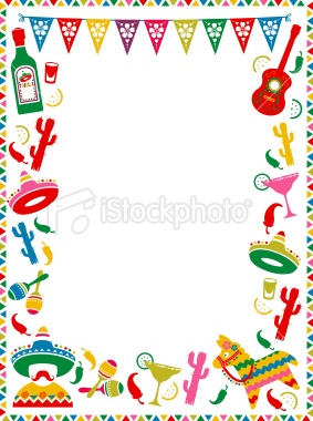 Fiesta Borders And Frames Mexican Party Frame Royalty