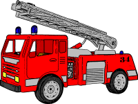 Firefighter Clipart Fire Truck Fire Department Clipart Gif