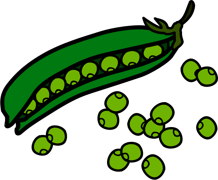 Free Green Peas Clip Art