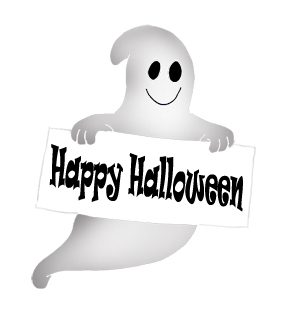 Happy Halloween Clip Art Ghost Sign Jpg
