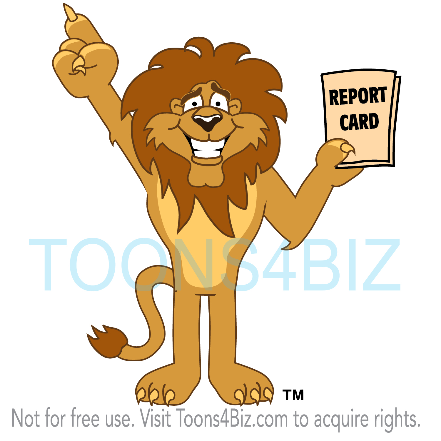 Lion Mascot Clipart   School Mascot Clipart