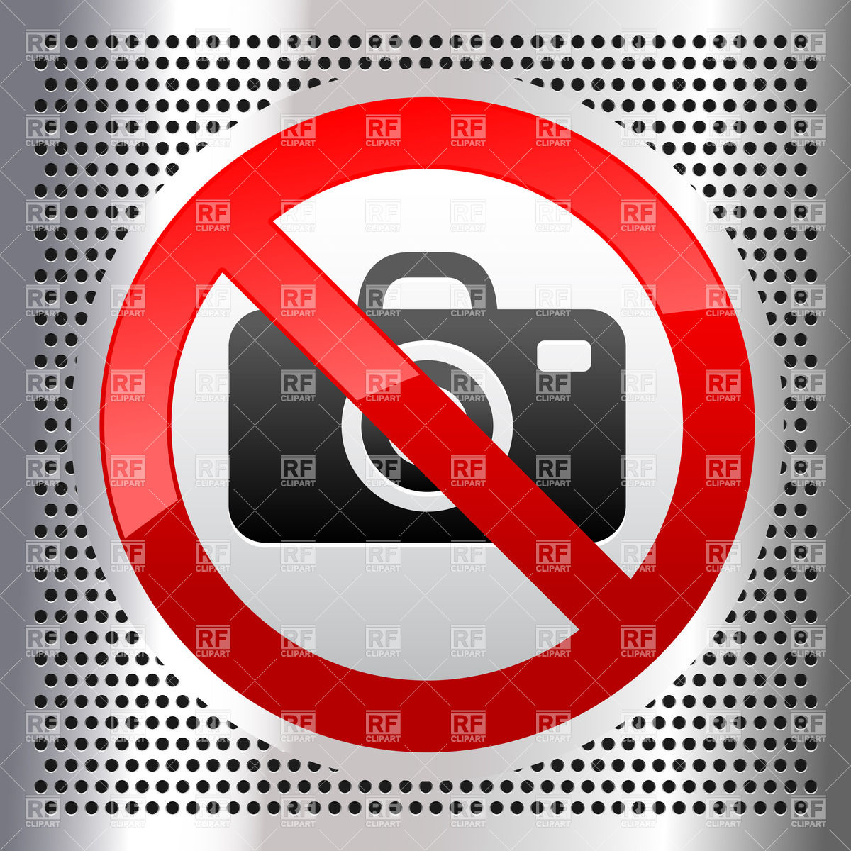 No Photos   Prohibitory Sign With Camera Icon Download Royalty Free